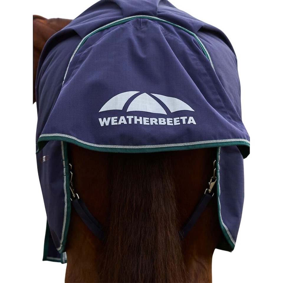 image 1 of Weatherbeeta Comfitec Plus Dynamic Standard-Neck 100g Horse Turnout Rug | Blue | Navy/Forest Green | 7Ft | 1