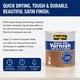 image 4 of Rustins Quick Dry Varnish Satin Clear 500ml - AVSC500 | Clear | 500ml | 1