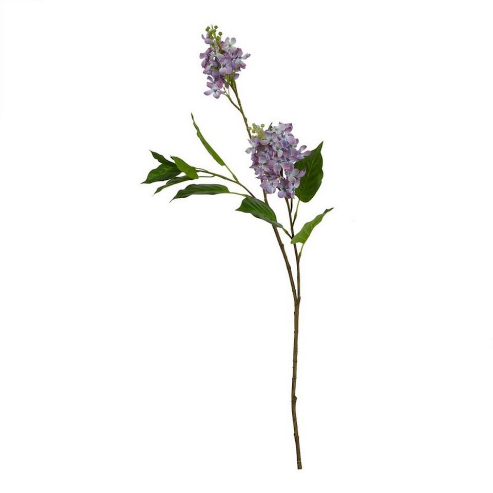 image 1 of The Natural Garden Collection Lilac (Single Stem Flower) - Plastic - L30 x W30 x H75 cm - Purple