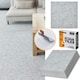 image 8 of NOVECRAFTO Vinyl Floor Tiles Self Adhesive – Peel and Stick 12x12in (30.5x30.5cm) Vinyl Flooring for Kitchen, Bathroom & Living Room – Arctic Terrazzo Design Grey | 3.72 sqm