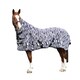 image 1 of Hy StormX Original Zebra Print Fly Rug - Black/White - 5ft 3in