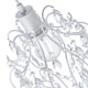 image 5 of Matt White Shabby Chic Chandelier Style Pendant Ceiling Lamp Shade with Acrylic | White | White | 1