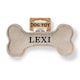 image 1 of History & Heraldry Pre-Personalised Squeaky Bone Dog Toy - Lexi