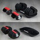 image 3 of Strongology ELEMENT18 Home Fitness Black and Red Adjustable Smart Dumbbell from 1.5kg up to 18kg Training Weights