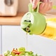 image 2 of Living and Home 2-in-1 Glass Oil Sprayer & Dispenser,Green,470ml | Green
