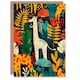 image 1 of Colourful Jungle Plant Pattern Girl Boy Kids Daughter Son Birthday Card
