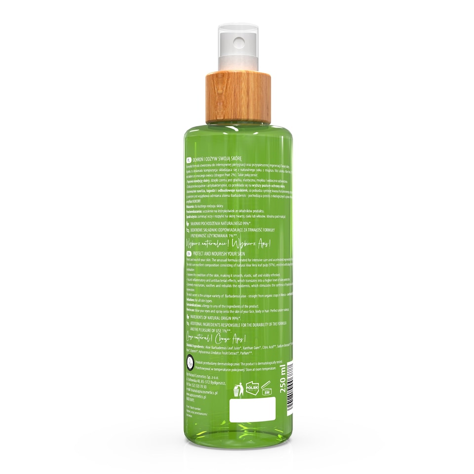 image 1 of Apis Aloe Vera Revitalising Face, Body & Hair Mist with Dragon Fruit | 250 ml