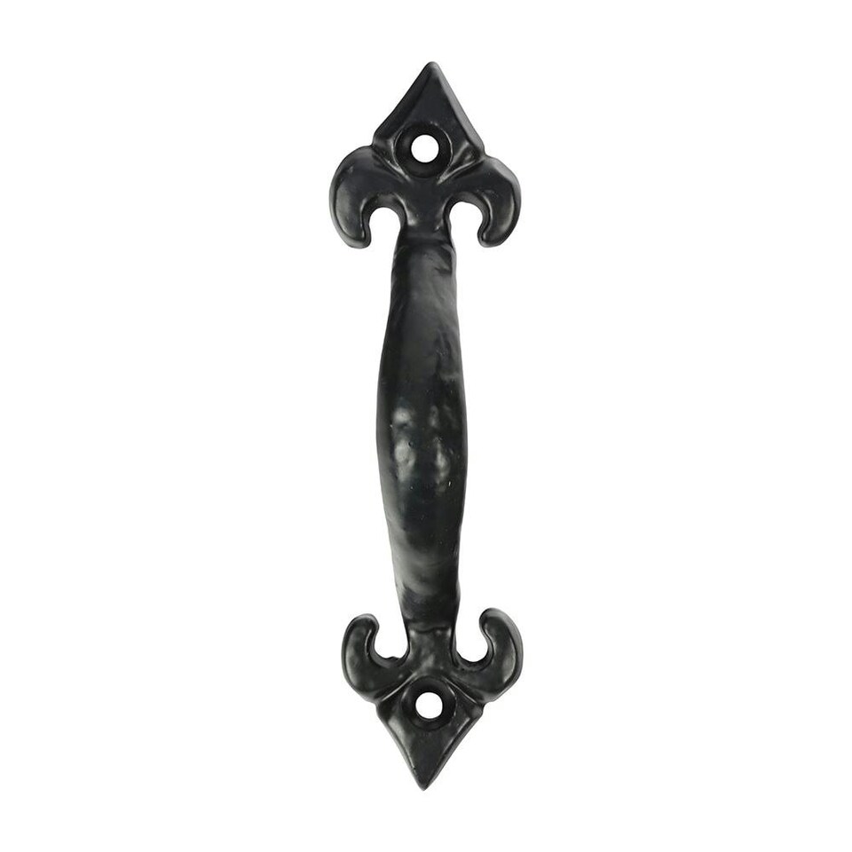image 1 of Timco - Fleur De Lys Pull Handle - Antique Black (Size 4" - 1 Each) | Black