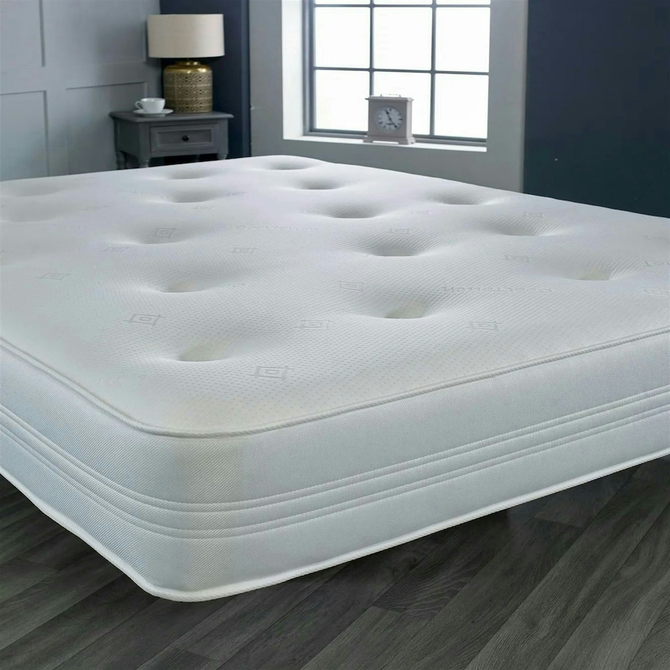 image 1 of Sirocco Airflow Hybrid Mattress - 18cm Deep, Spring & Memory Fibre Support White | Single