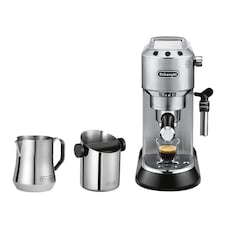 Delonghi Dedica Arte Bean to Cup Manual Coffee Machine - Silver
