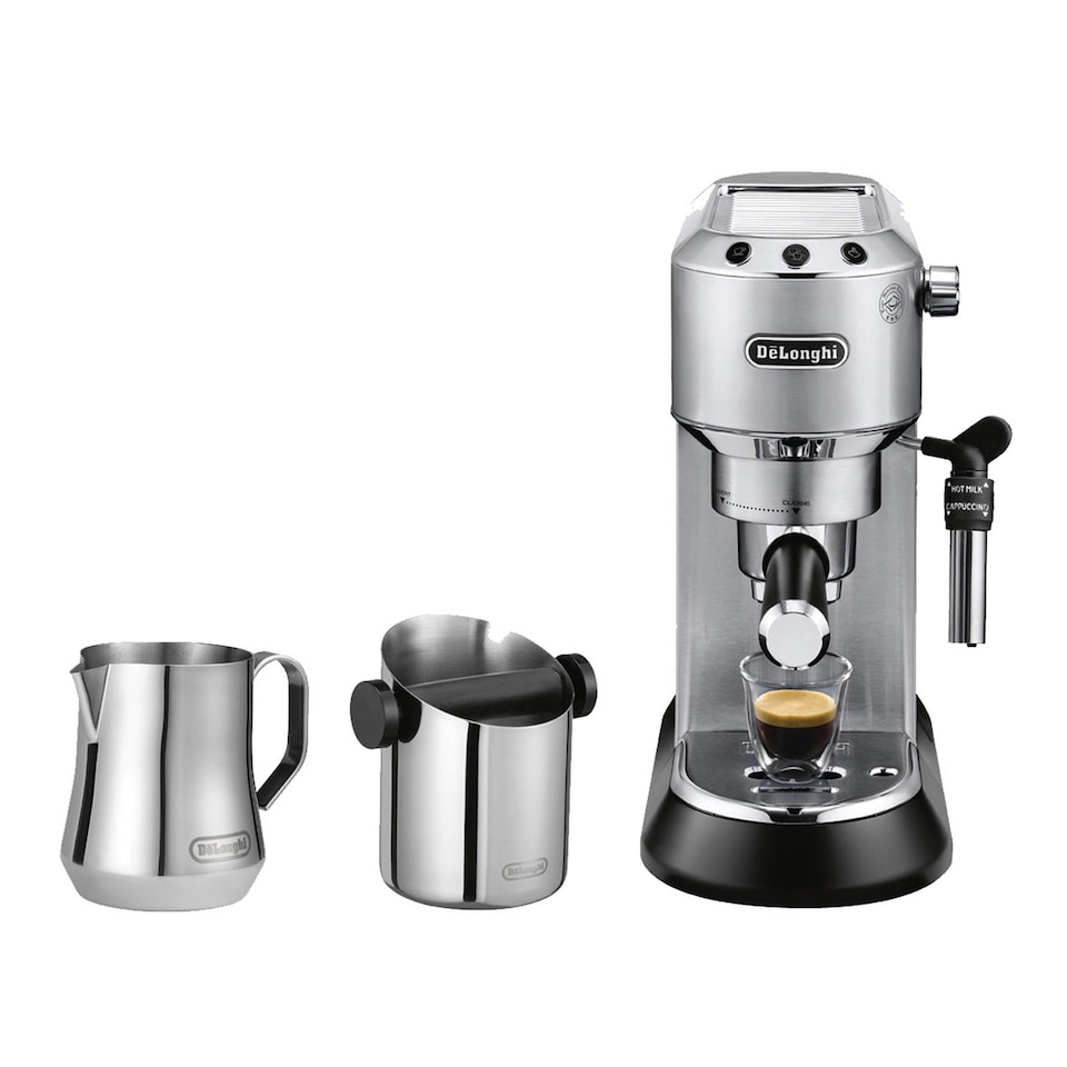 image 1 of Delonghi Dedica Arte Bean to Cup Manual Coffee Machine - Silver