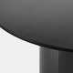 image 6 of OHS Madison Ribbed Round Dining Table Wood Effect