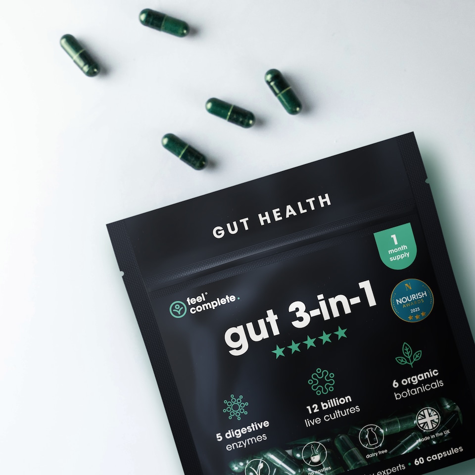 image 1 of 3 in 1 Gut Health - 12 Billion Probiotics, 5 Digestive Enzymes, 6 Botanicals