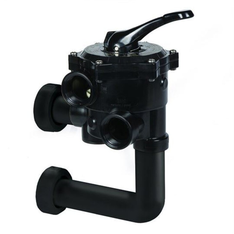 image 1 of Certikin 1½" Black Top Mount Multiport (Suitable For Top Mount Atika-T & Tagelus Filters & Hbm Filter Kit) (MPV15/TA)