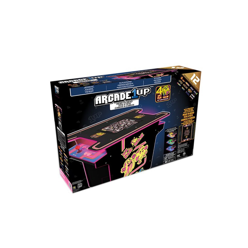 image 1 of Arcade1Up - Ms. Pacman Head To Head Table | Black