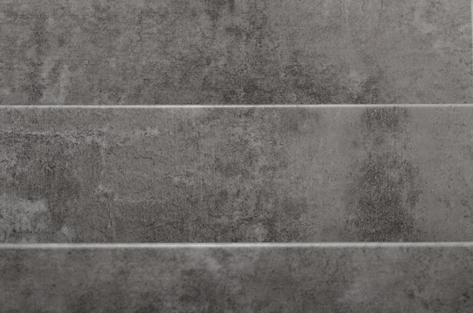 image 1 of Athens Square Nest of Tables - L45 x W45 x H48.5 cm - Concrete Effect - Black