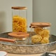 image 5 of Interiors By Premier Stylish Multipurpose 560ml Storage Jar, Durable Glass Jar With Lid For Counter, Airtight Storage Jars