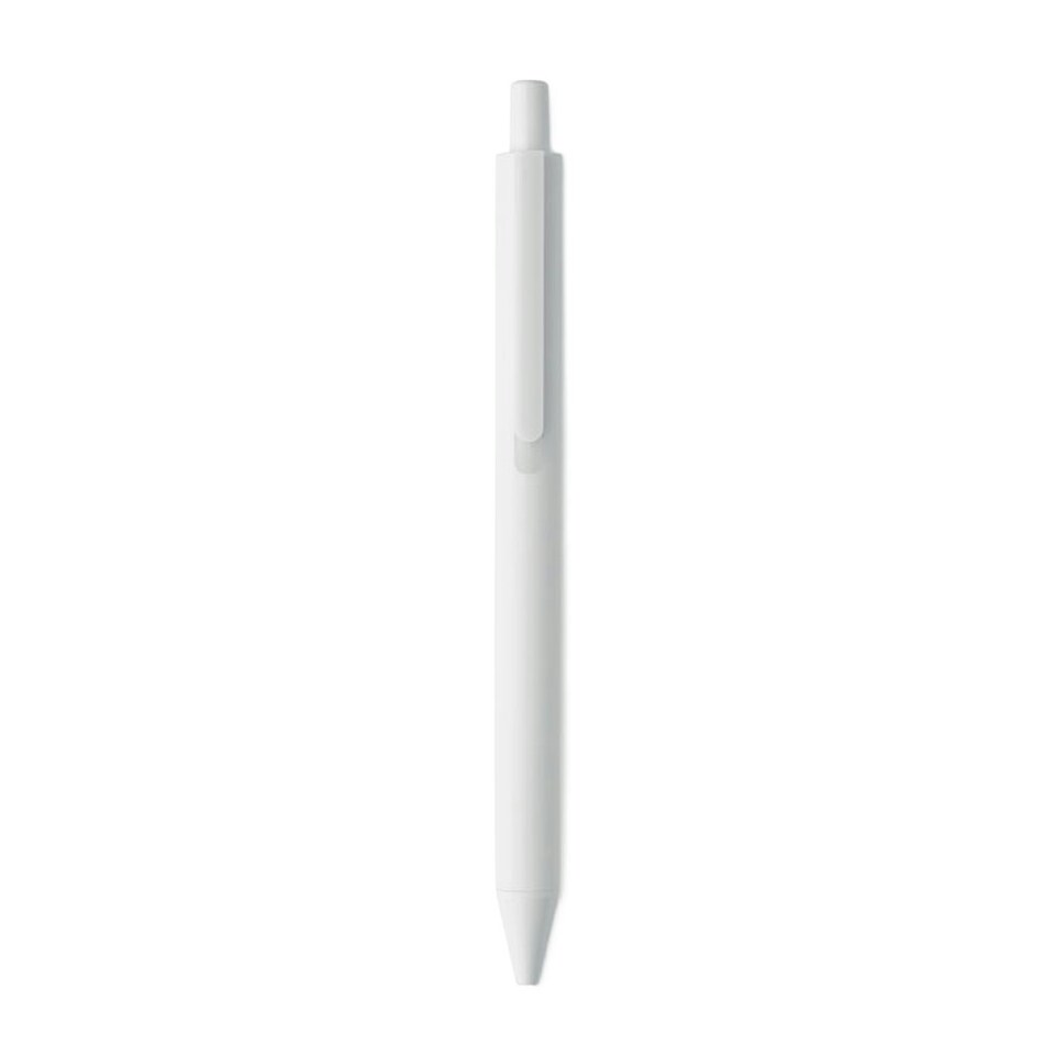 image 1 of MidOcean Side Recycled ABS Plastic Ballpoint Pen - White - 14cm x 1cm