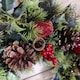 image 2 of Premier 45cm Indoor / Outdoor Christmas Wreath Decoration - Red & Green