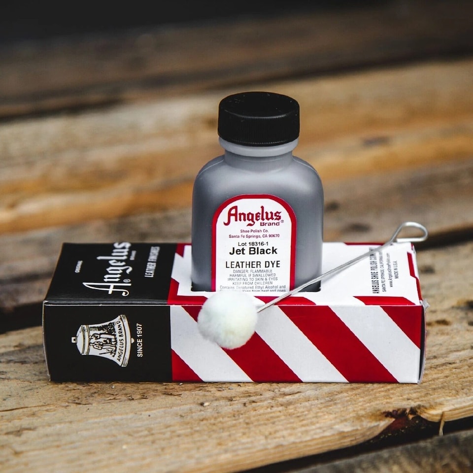 image 1 of Angelus Leather Dye - Permanent Deep Penetrating Colour Change 3oz | Red | Burgundy