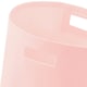 image 4 of Westford Mill Canvas Storage Basket - Pastel Pink - S Pink | S