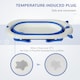 image 8 of HOMCOM Foldable Baby Bath Tub Ergonomic with Temperature-Induced Water Plug