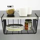 image 2 of Buckingham High End Under Shelf Storage Basket Organising Rack 29 cm - Black