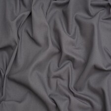 Minerva Core Range Grey Basket Weave Soft Cotton Canvas Fabric for Bag Making, Dressmaking, Upholstery, 142cm / 55" Wide - per metre