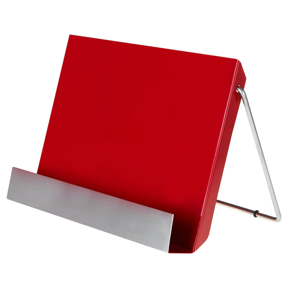 Essentials by Premier Red Enamel Recipe Stand