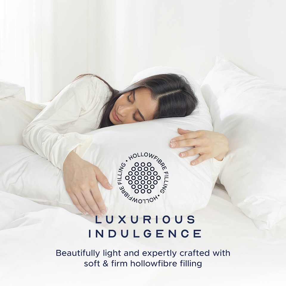 image 1 of Snuggledown V Shape Firm Support Pillow White | White | 1 Pack