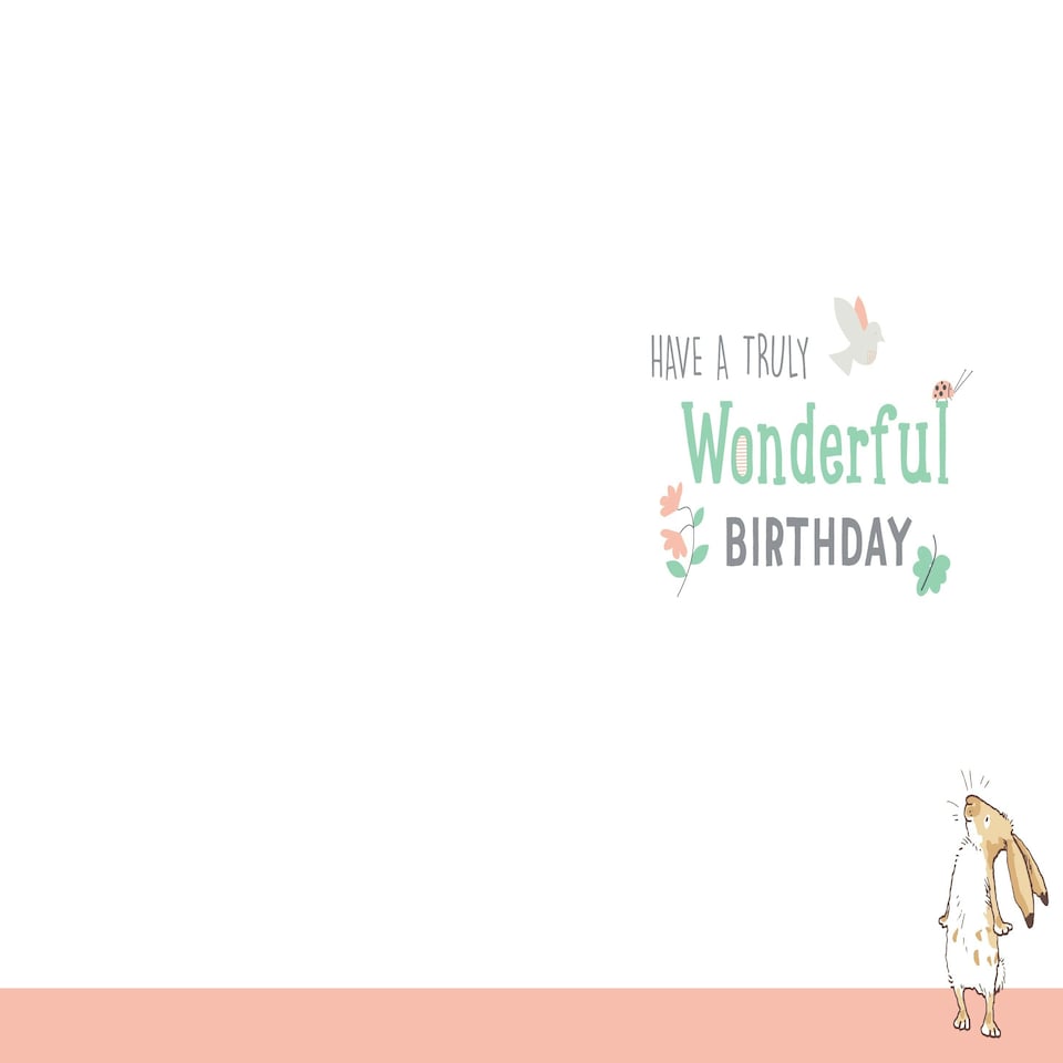image 1 of Guess How Much I Love You Birthday Card
