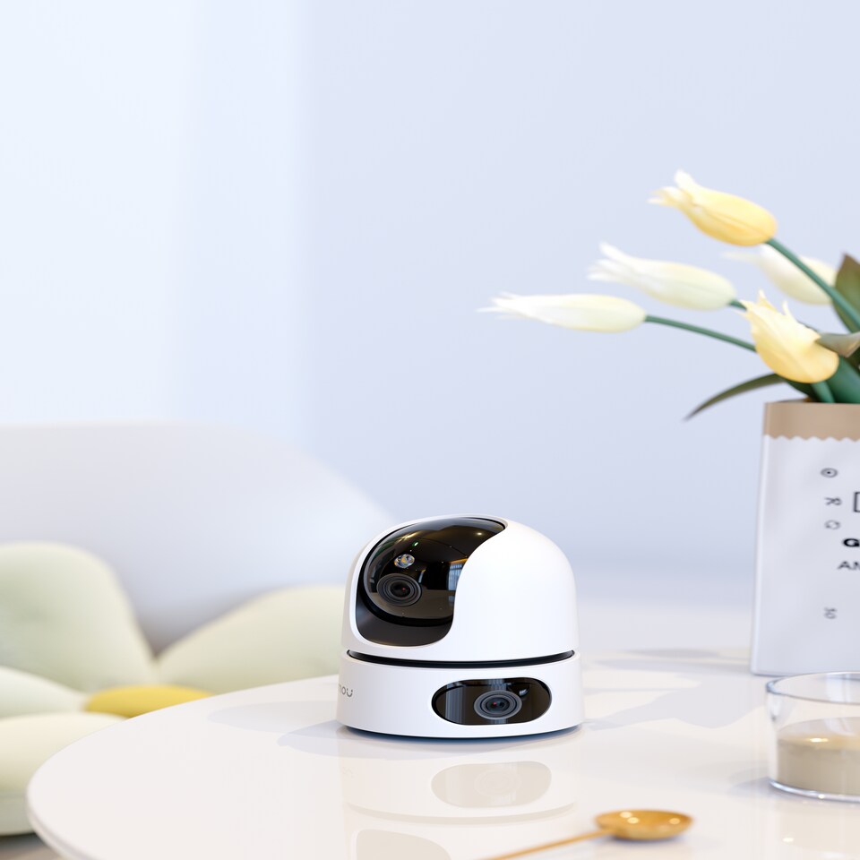 image 1 of IMOU Ranger Dual Indoor Cam- Indoor Dual Lens Pan & Tilt Smart Wi-Fi Plug-In Security Camera