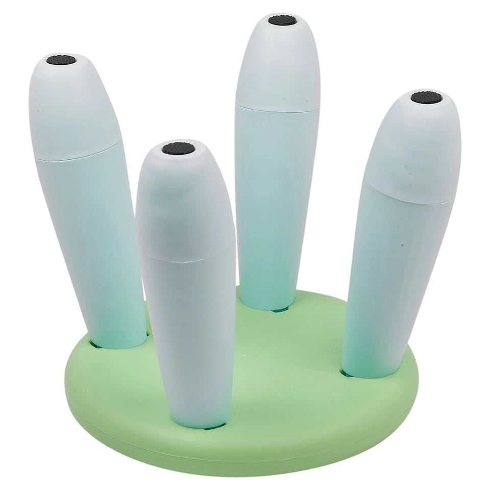 image 1 of Stool Seat 2x21cm Kids Child Colourful Plastic Chair Nursery Indoor | Multi | Multicoloured | 1 of each