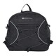 image 2 of Mountain Warehouse Bolt 18L Backpack Rucksack Padded Straps Multi Pocket Day Bag Black
