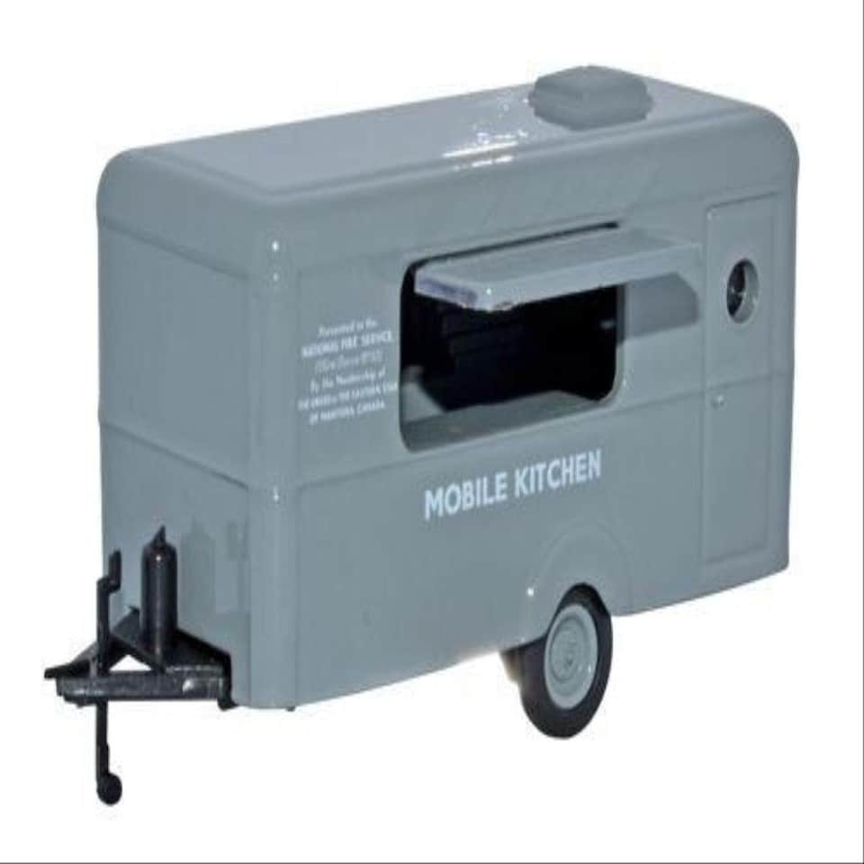 Oxford Diecast Mobile Trailer Mobile Canteen NFS