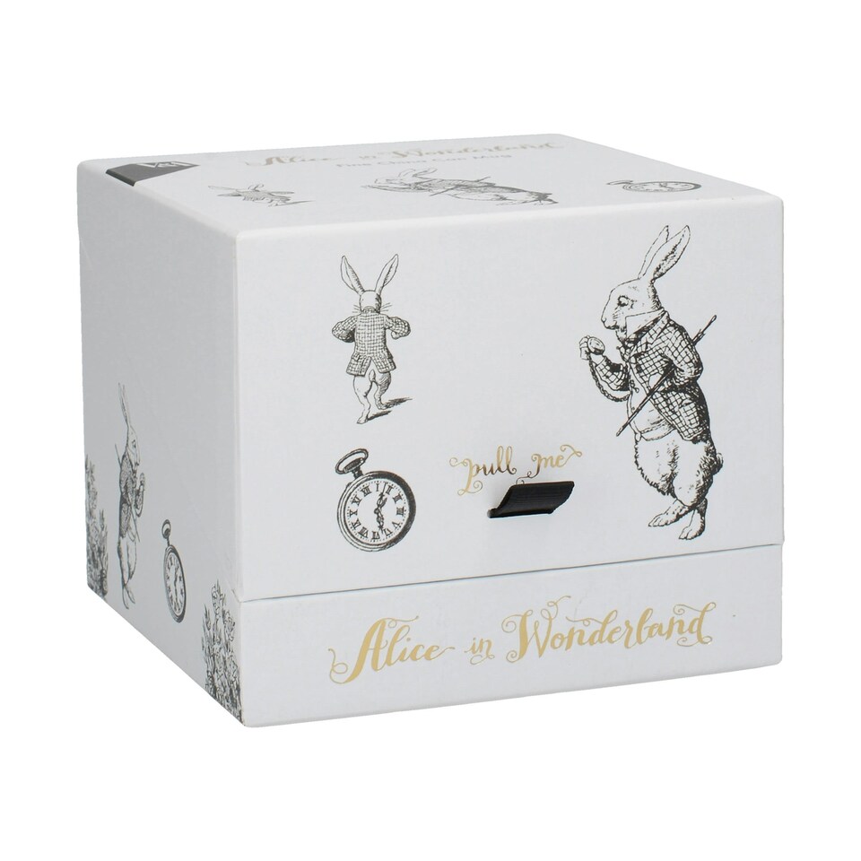 image 1 of V&A Alice in Wonderland Mug White 350ml | White
