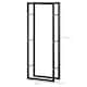 image 7 of HOMCOM 150cm Metal Firewood Log Holder Rack Elevated Design, Base Side Rails