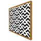 image 5 of Black & white geometric (Picture Frame) White | XS