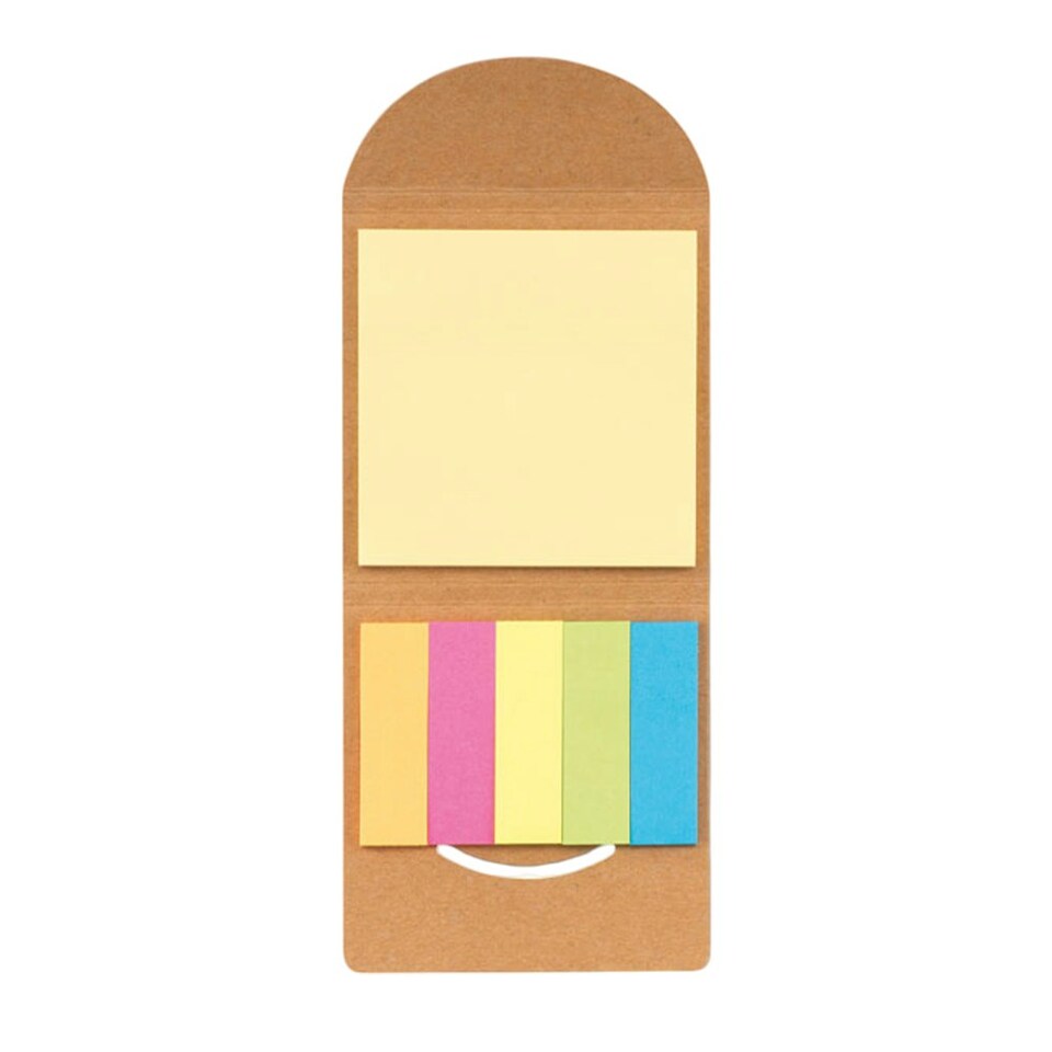 image 1 of MidOcean Foldcork Cork Memo Pad - Beige - One Size