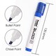 image 1 of Pack of 12 Blue Whiteboard Marker Pens - Bullet Point