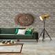 image 4 of A-Street Oxford Loft  Brickwork Taupe Wallpaper FD21259 Multi