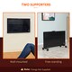 image 9 of HOMCOM Convector Radiator Heater w/ Adjustable Thermostat  Safety Cut-Off, Black