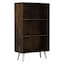 Rustic Brown Bookcase & White Leg