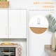 image 6 of HOMCOM Modern Kitchen Cupboard Storage Organiser Microwave Cabinet Grey