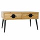 image 1 of Side table DKD Home Decor Brown Black Metal Fir 100 x 50 x 52,5 cm N/A