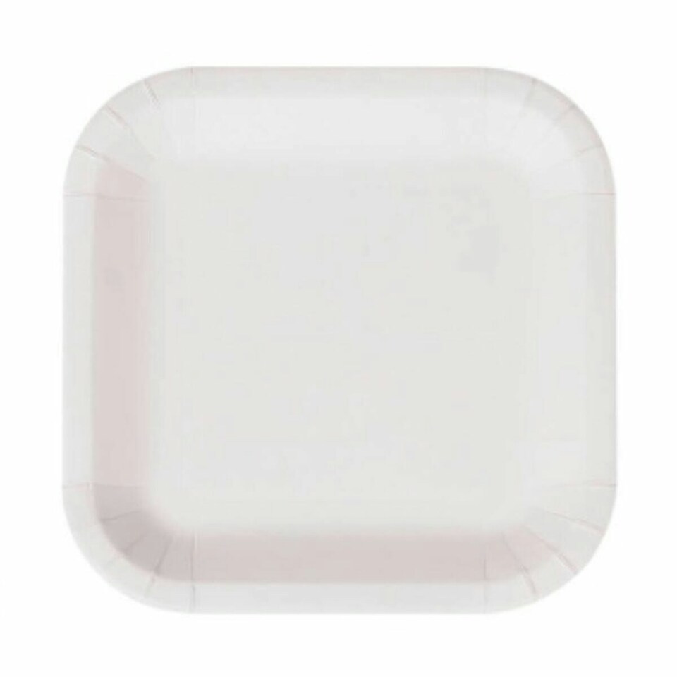 image 1 of Plate set Algon Disposable White Cardboard 26 cm (36 Units) N/A