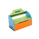 image 5 of Oypla Childrens Wooden Crayon Toy Storage Unit Box Bench Seat