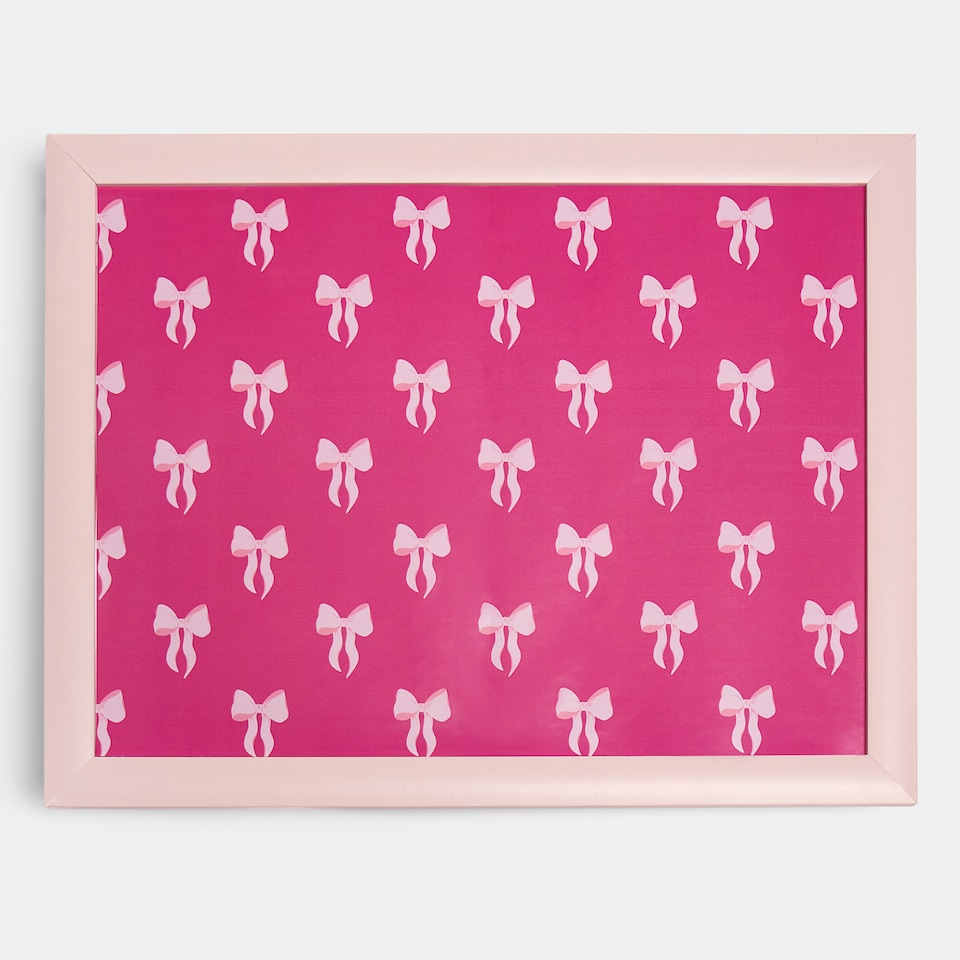 image 1 of OHS Bows Cushioned Serving Lap Tray Soft Padded Portable Lightweight
