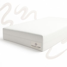 Opulent Home Cot Mattress Waterproof Anti-Allergy Baby Mattress Cover for Newborns - White -120cmx60cm