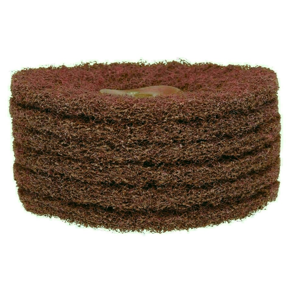 image 1 of Coarse Abrasive Scotch Mop Rust Paint Removal Remover Polishing 6" x 6 Row